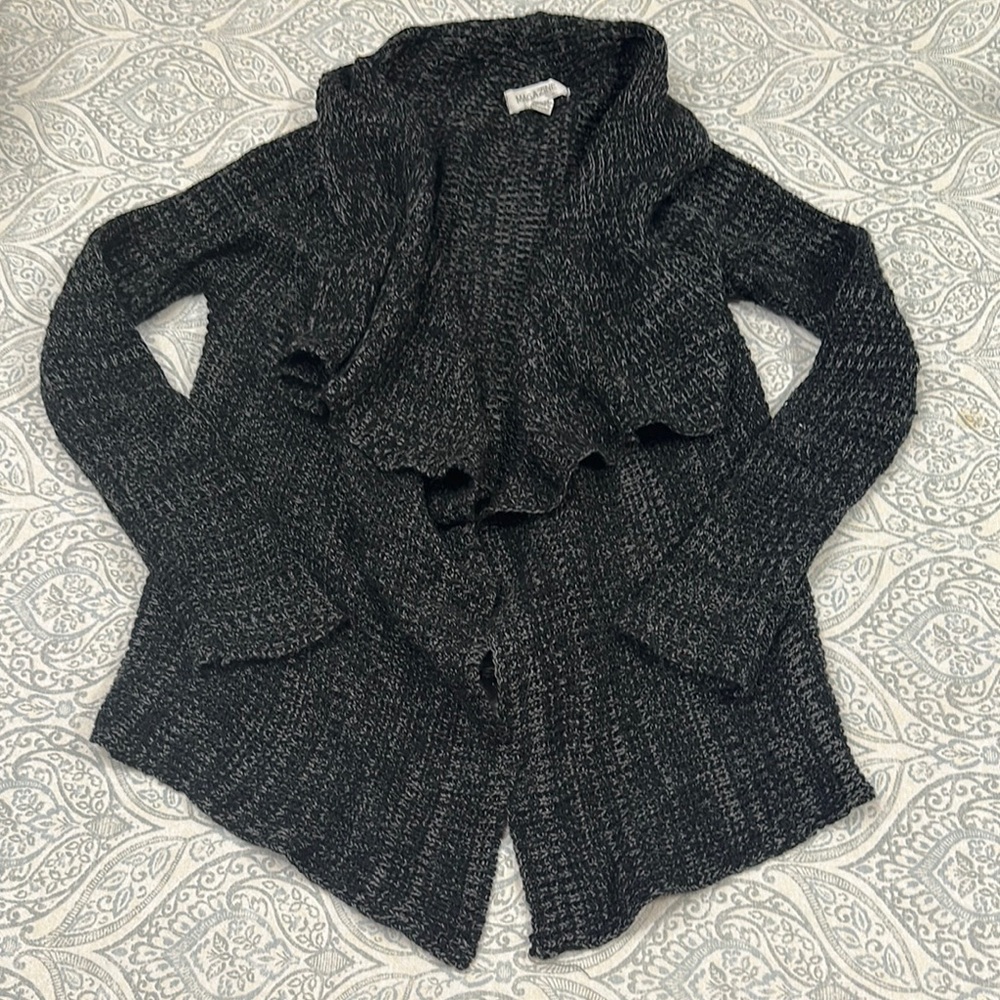 MAGAZINE Cardigan Sweater with Waterfall Front